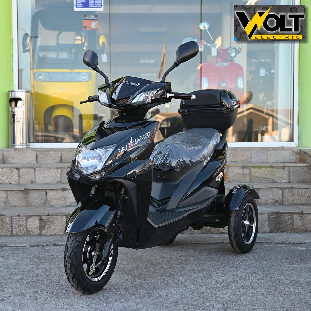 Електрически скутер триколка max motors sport 1500w black