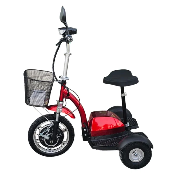 Електрическа триколка volt electric a2, 750w, 48v, тъмночервен металик