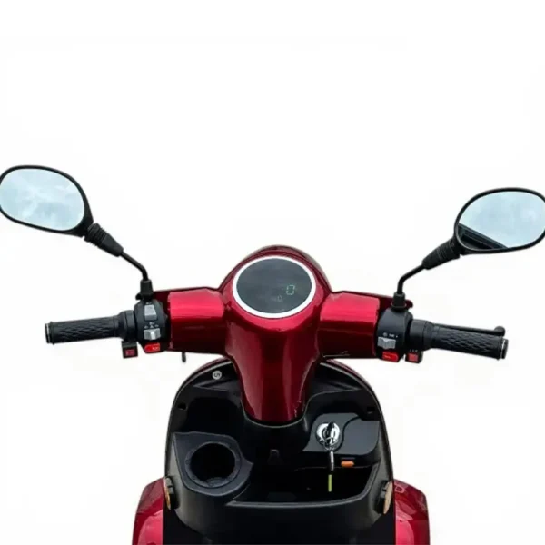 Двуместна електрическа четириколка volt electric comfort duo, 2000w, 60v, 20ah, ce сертификат, червен металик