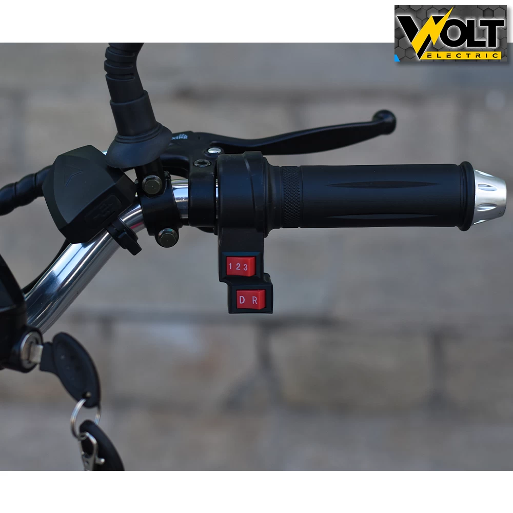 Електрическа триколка volt electric a6+, задно задвижване, кресло с подлакътници, 750w, 48v