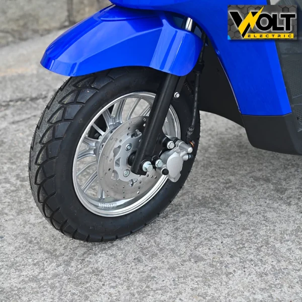 Луксозна електрическа триколка volt electric fm1, blue, рекуперация, магнитна спирачка