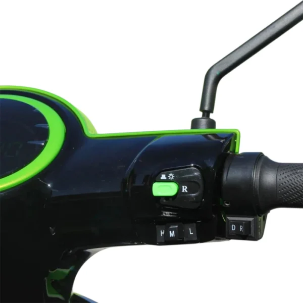 Електрическа триколка max motors fm1, 1500w, искрящо зелено, металик