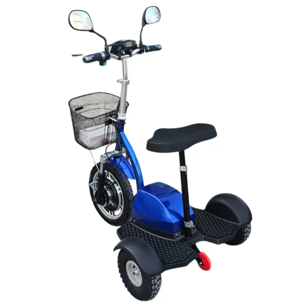Електрическа триколка volt electric a2, 750w, 48v, син металик