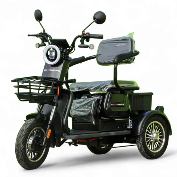 Електрическа триколка max motors x1, черен металик