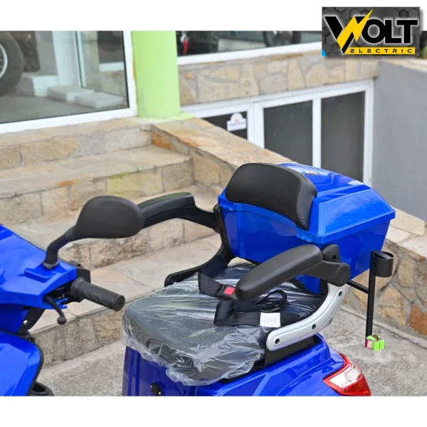 Луксозна електрическа триколка volt electric fm1, blue, рекуперация, магнитна спирачка