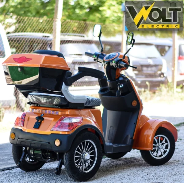 Електрическа четириколка max motors fm4 1500w, 60v, 20ah, orange