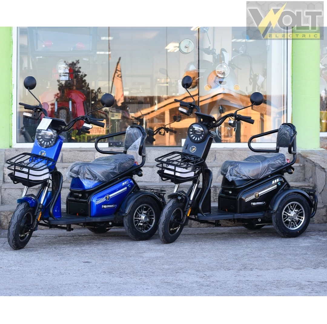 Електрическа триколка volt electric pudding pro, 1800w, 48v, 20ah, черен цвят