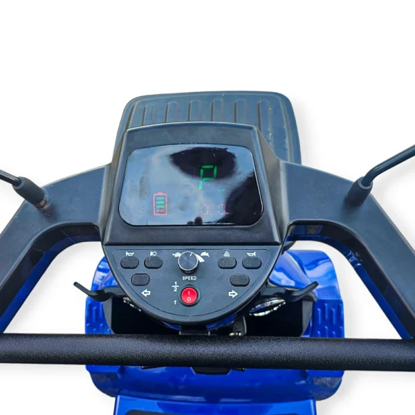 Инвалидна електрическа четириколка volt electric n3 admiral, 24v, 20ah, син металик