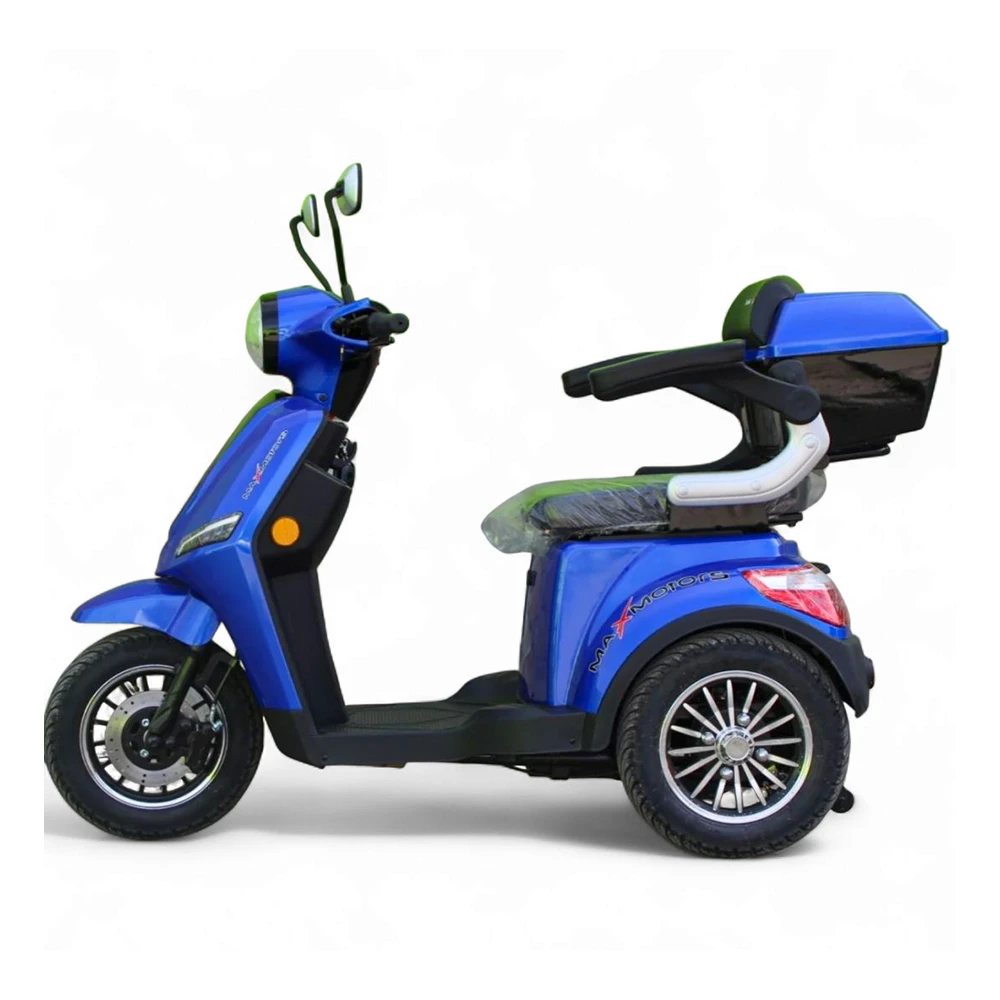 Електрическа триколка max motors fm1, 1500w, син металик