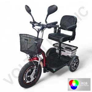 Електрическа триколка volt electric a3 lux, предно предаване, 750w, кресло с подлакътници