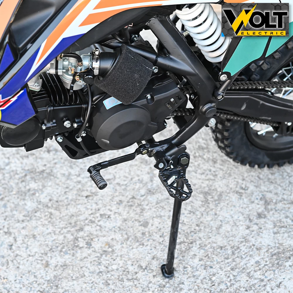 Кросов мотор 125cc, 85км/ч, 7kw, ip54, 19" предни гуми, оранжев