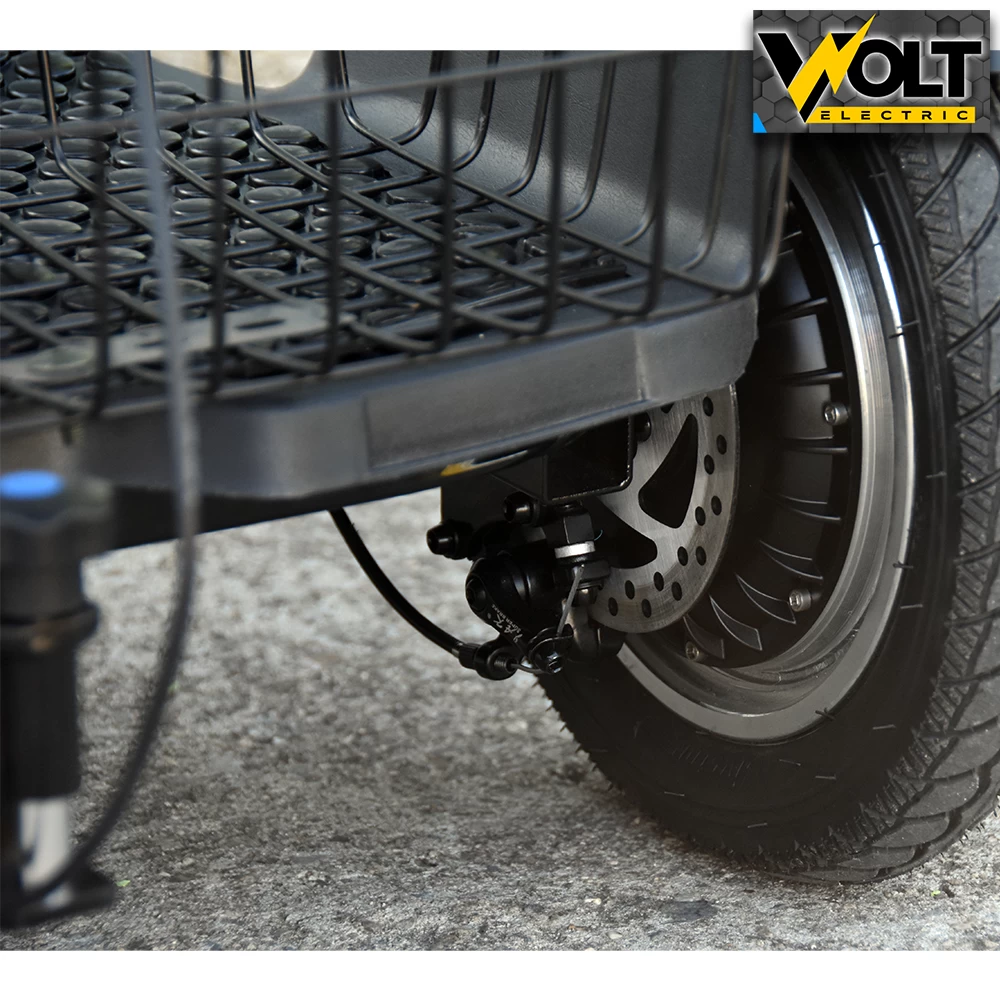 Електрическа триколка volt electric a3+ с два двигателя, задно задвижване, 1200w, 48v, red