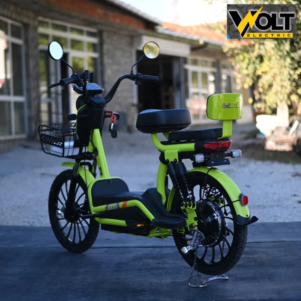 Електрически скутер велосипед с педали 20" джанти, bullmax snake, 750w, 48v, 20ah, green