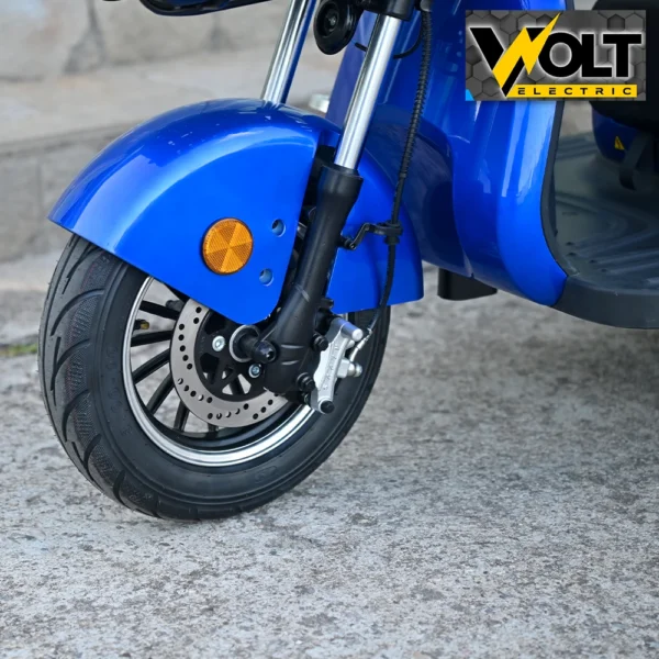 Триместна електрическа триколка c3, 2000w, 60v, 10” джанти, ce сертификат