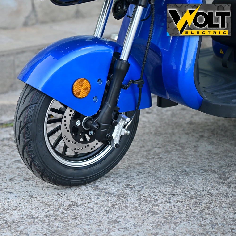 Триместна електрическа триколка c3, 2000w, 60v, 10” джанти, ce сертификат