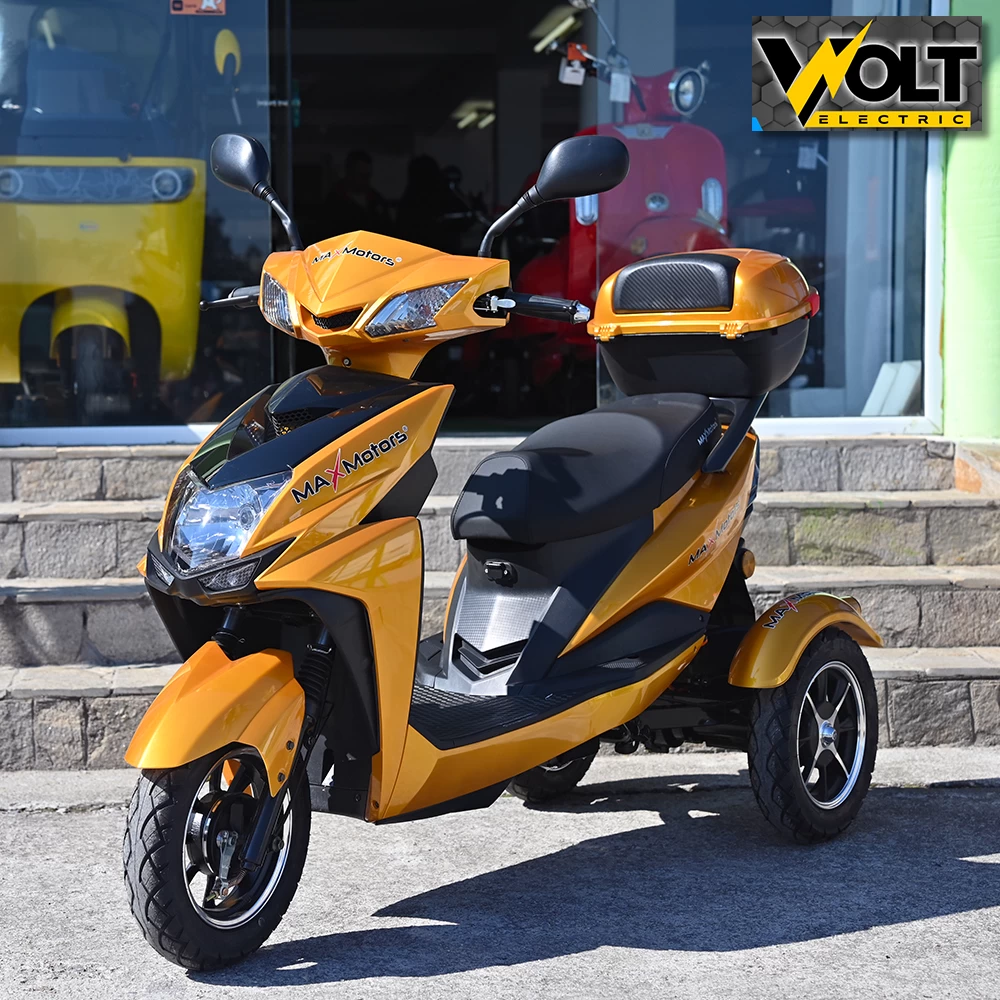 Електрически скутер триколка max motors sport 1500w orange