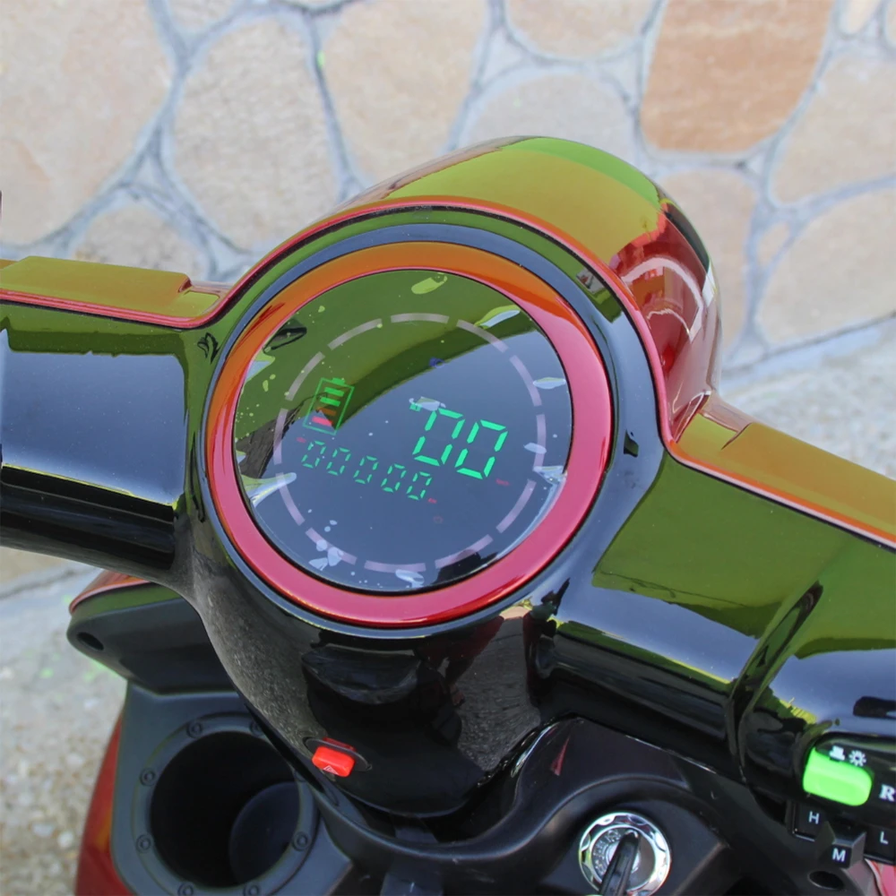 Електрическа четириколка max motors fm4 1500w, 60v, 20ah, red
