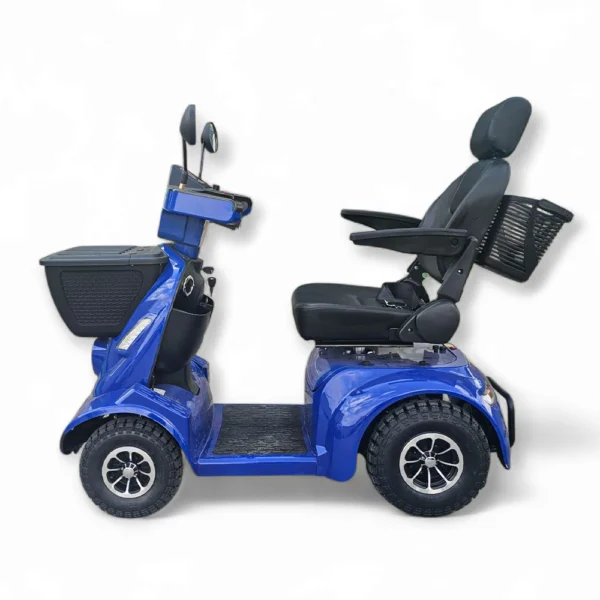 Инвалидна електрическа четириколка volt electric n3 admiral, 24v, 20ah, син металик