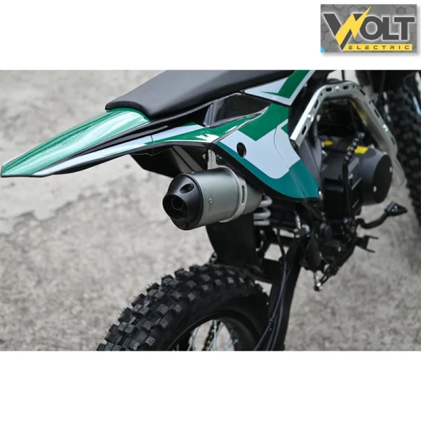 Кросов мотор 125cc, 85км/ч, 7kw, ip54, 19" предни гуми, зелен