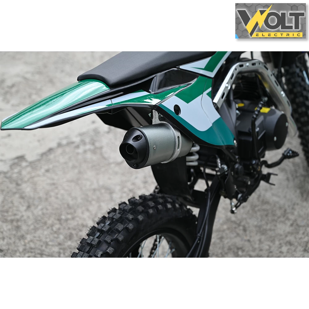 Кросов мотор 125cc, 85км/ч, 7kw, ip54, 19" предни гуми, зелен