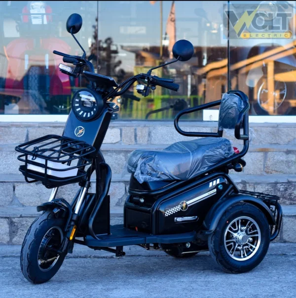 Електрическа триколка volt electric pudding pro, 1800w, 48v, 20ah, черен цвят