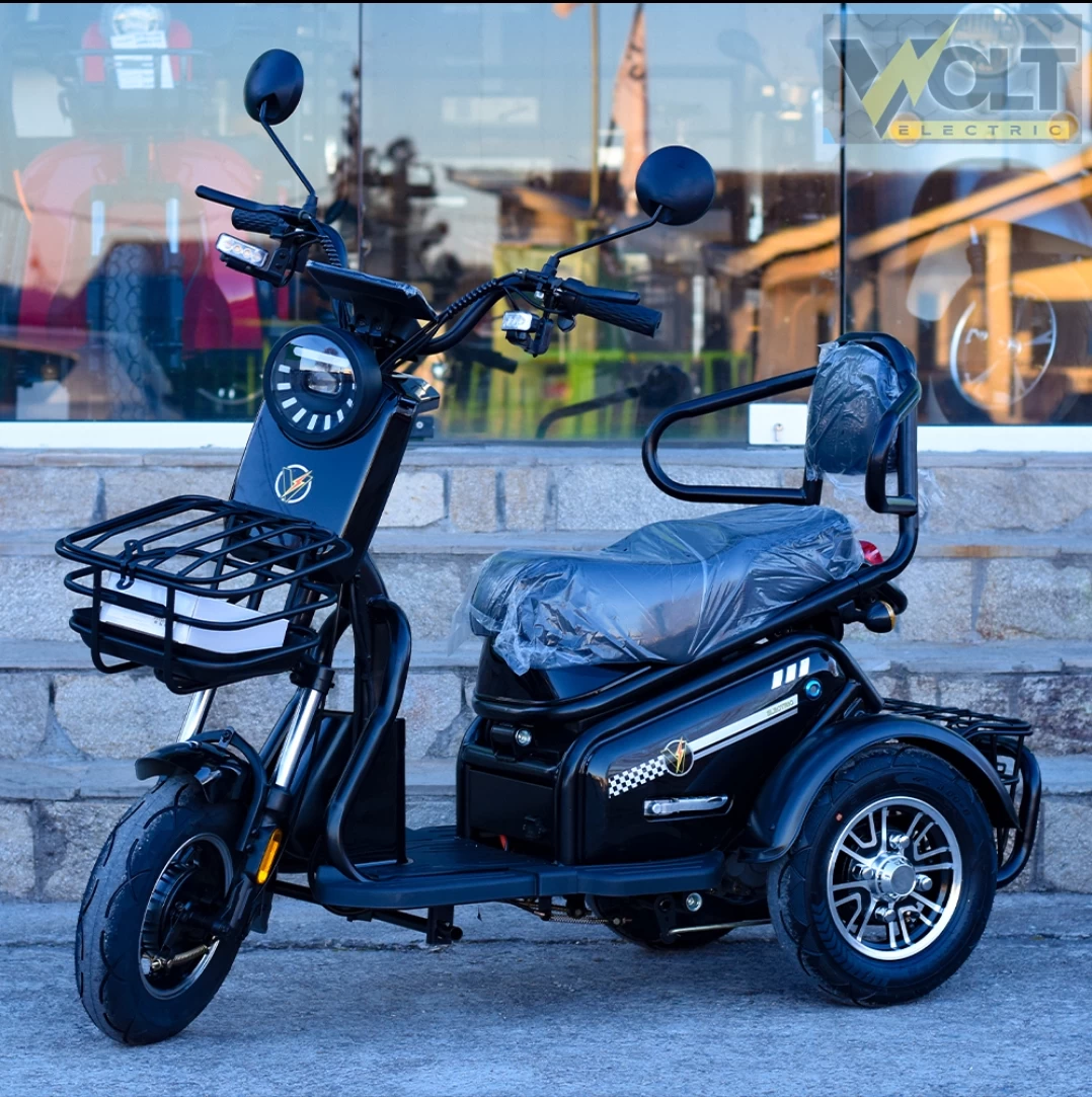 Електрическа триколка volt electric pudding pro, 1800w, 48v, 20ah, черен цвят