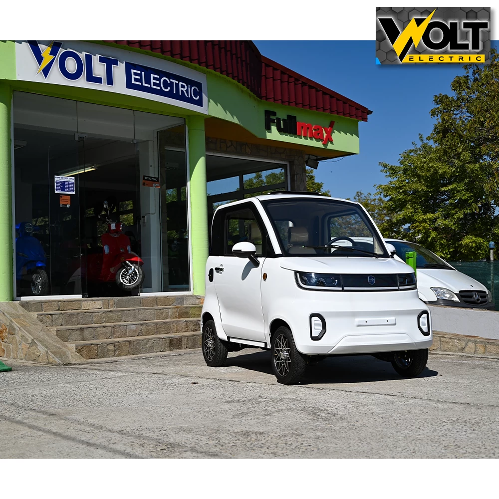 Електрически автомобил bullmax bn603, eec, l6e, 3000w, 72v, 105ah литиева батерия, бял