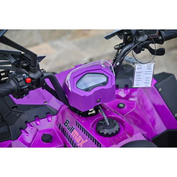atv 150 кубика, полуавтомат, четиритактово, zigo, лилаво, с теглич