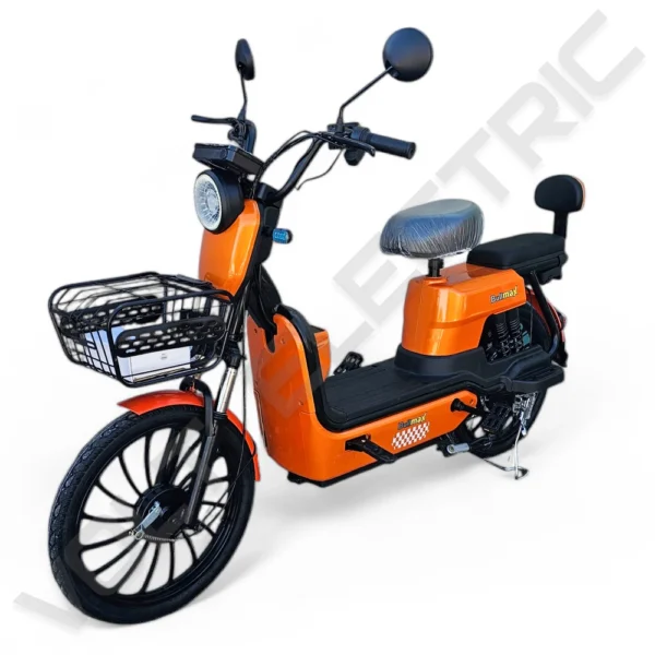 Двуместен електрически скутер педалетка bullmax fly, 20" джанти, 750w, 12ah, orange