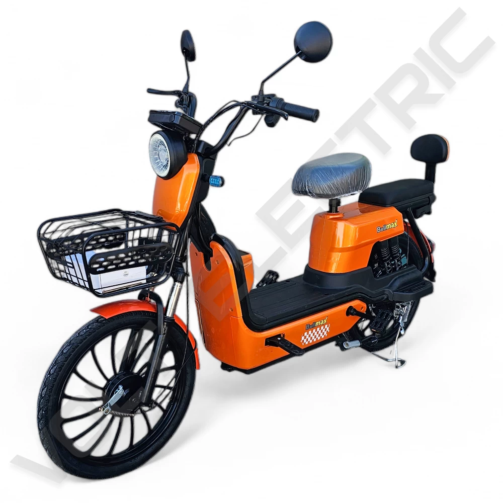 Двуместен електрически скутер педалетка bullmax fly, 20" джанти, 750w, 12ah, orange