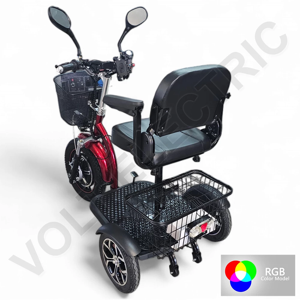 Електрическа триколка volt electric a3 lux, предно предаване, 750w, кресло с подлакътници