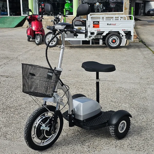 Електрическа триколка volt electric a2, 750w, 48v, сив металик