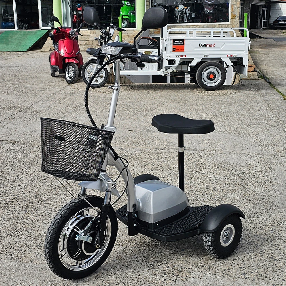 Електрическа триколка volt electric a2, 750w, 48v, сив металик