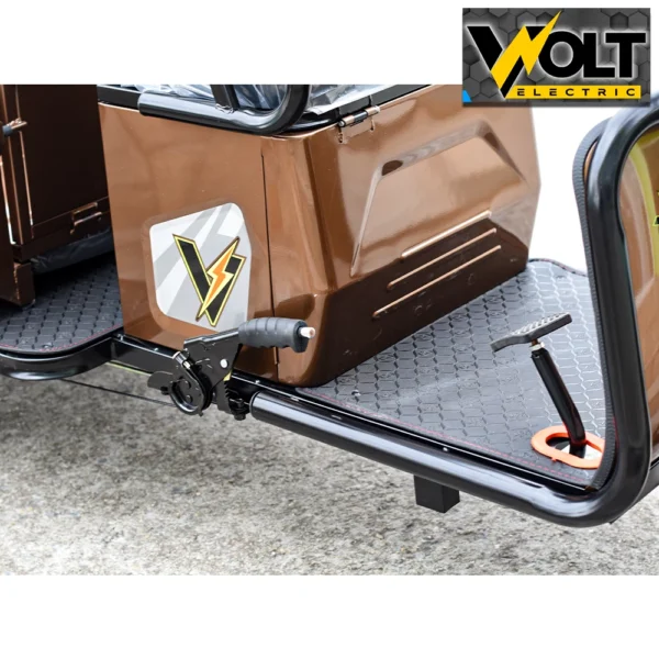 Двуместна cargo електрическа триколка volt electric a10, 1500w, gold