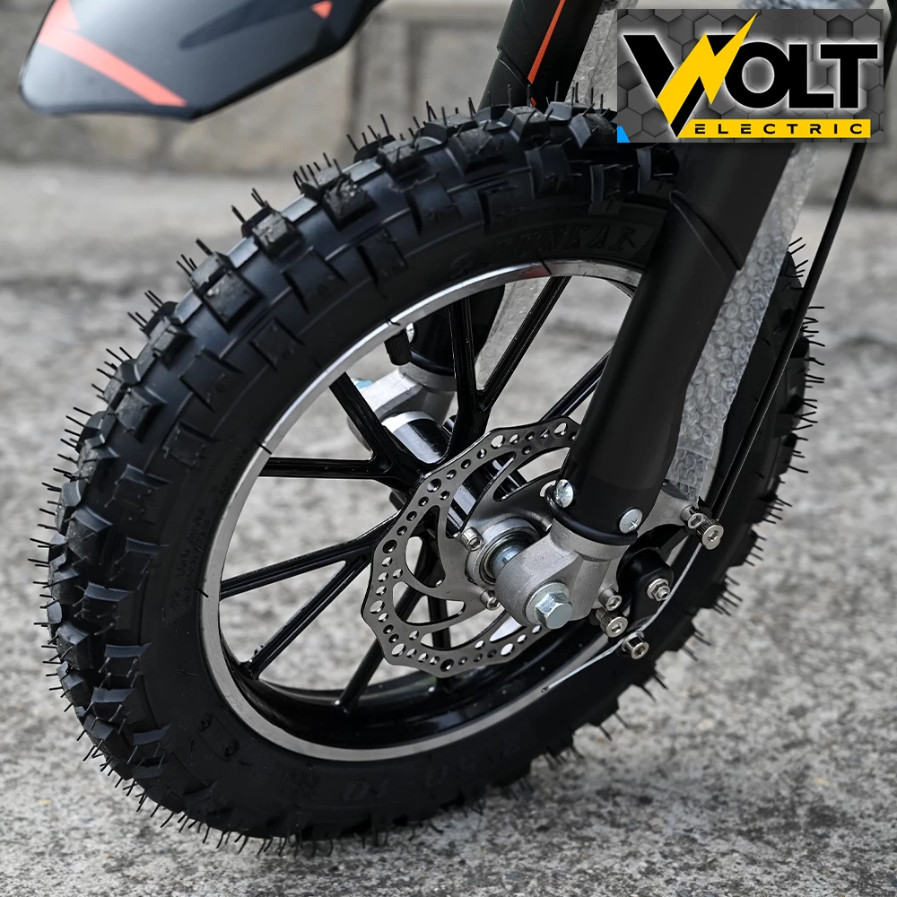 Детски бензинов кросов мотор, 50cc, dirt bike, двутактов двигател, оранжев