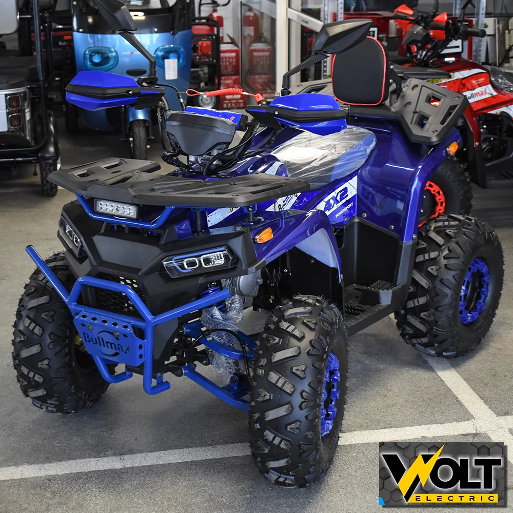 atv bullmax powersport 150cc r n d автоматик, 8" гуми, с теглич, тъмносин цвят