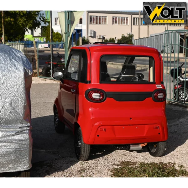 Електрически автомобил bullmax bn603, eec, l6e, 3000w, 72v, 105ah литиева батерия, червен