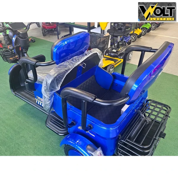 tриместна карго триколка bullmax b10 ce cargo, 2000w, 60v, със ce сертификат