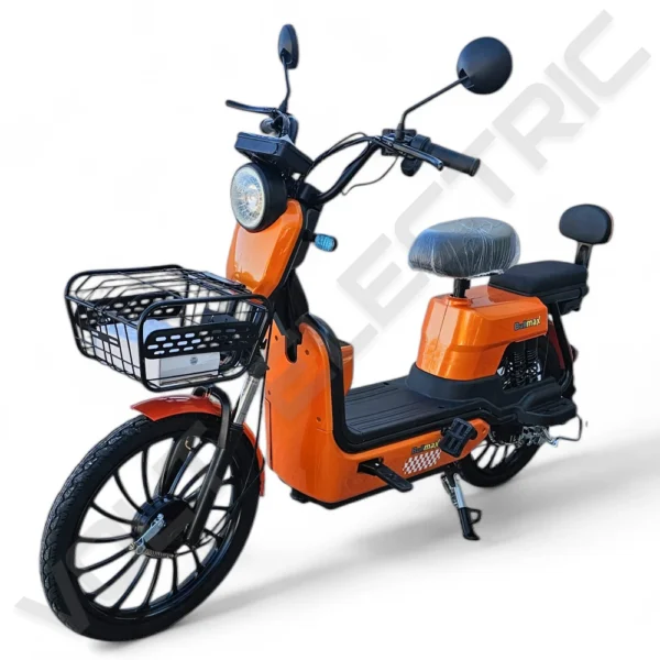 Двуместен електрически скутер педалетка bullmax fly, 20" джанти, 750w, 12ah, orange