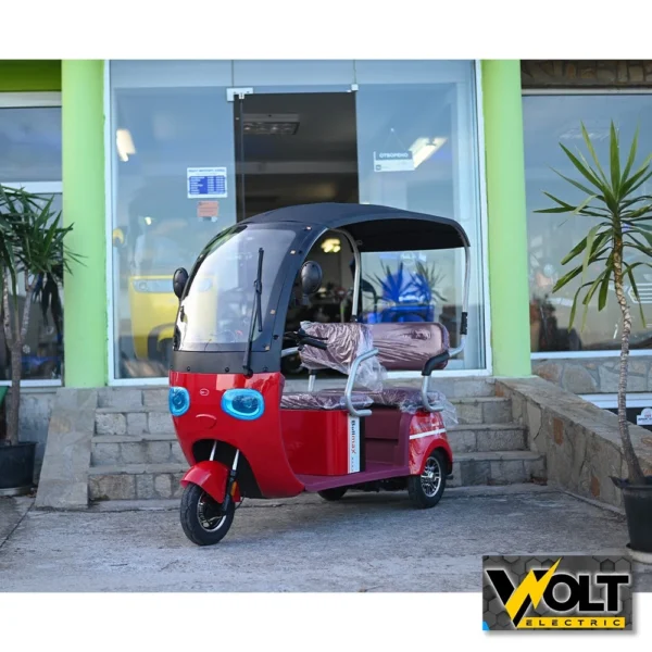 Двуместна електрическа триколка с покрив bullmax cruizer