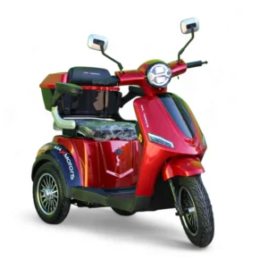 Електрическа триколка max motors fm1 1500w, 60v, 20ah, червен металик