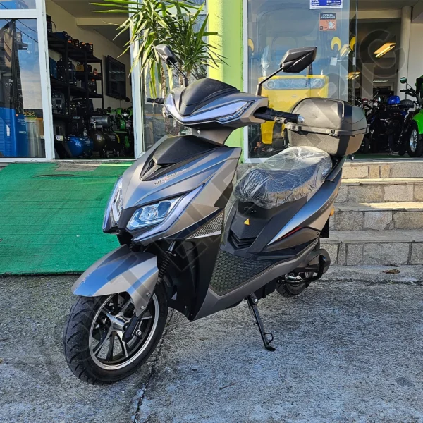 Електрически скутер max motors super g 3000w, 60v, 32ah, 100км пробег, тъмносив графит