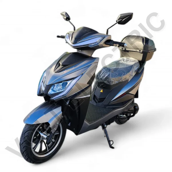 Електрически скутер max motors super g 3000w, 60v, 32ah, 100км пробег, тъмносив графит