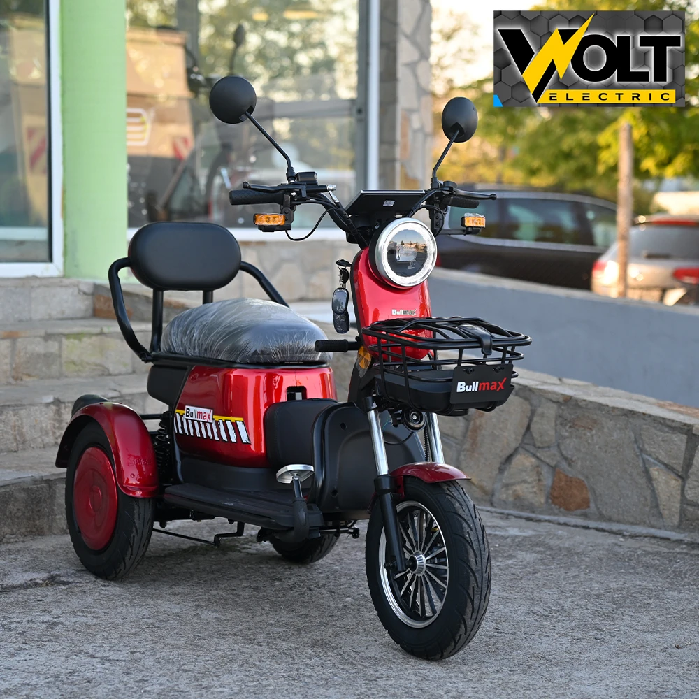 Електрическа триколка grand pudding 2000w, 60v, 20ah, ce сертификат