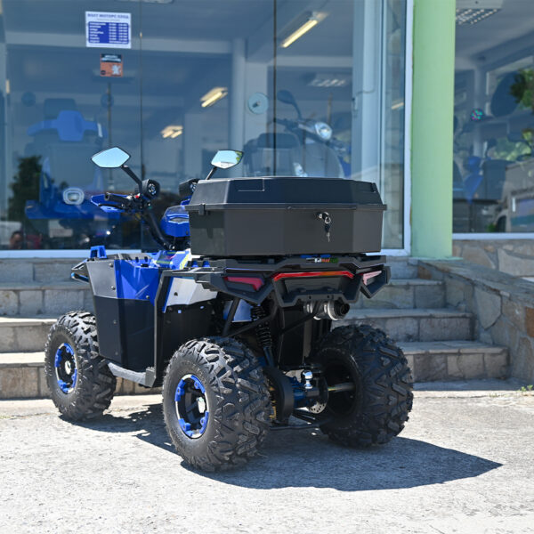 Двуместно бензиново atv bullmax zigo 150cc, син цвят, с теглич. 7500rpm, 55km/h