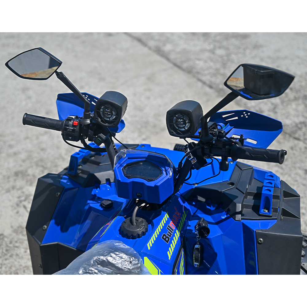 Двуместно бензиново atv bullmax zigo 150cc, син цвят, с теглич. 7500rpm, 55km/h