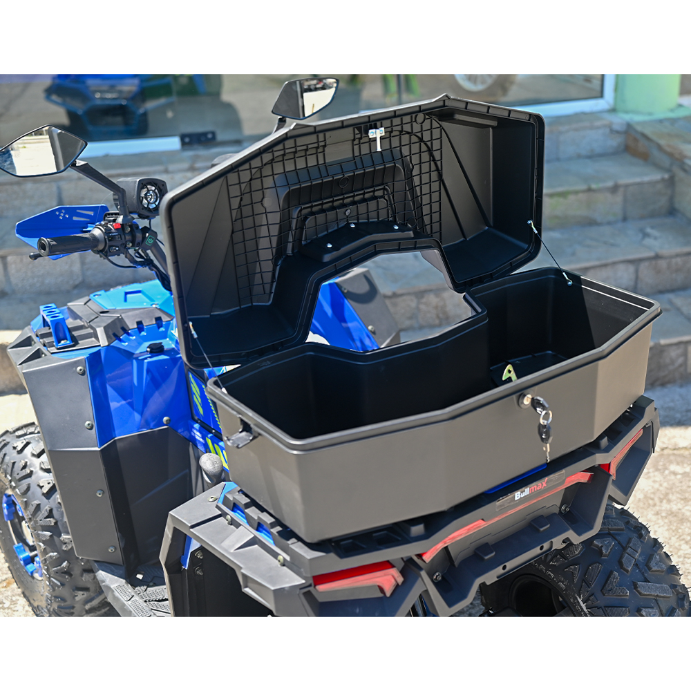 Двуместно бензиново atv bullmax zigo 150cc, син цвят, с теглич. 7500rpm, 55km/h