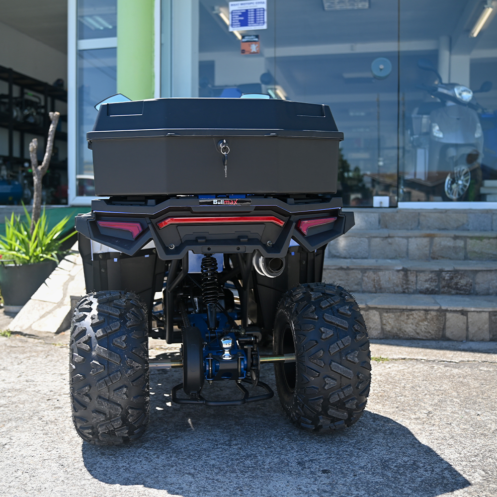 Двуместно бензиново atv bullmax zigo 150cc, син цвят, с теглич. 7500rpm, 55km/h