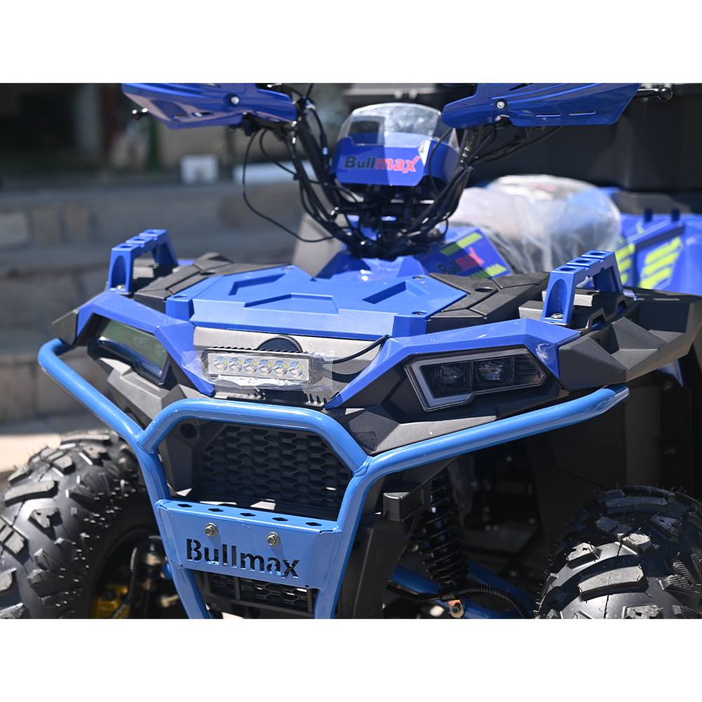 Двуместно бензиново atv bullmax zigo 150cc, син цвят, с теглич. 7500rpm, 55km/h