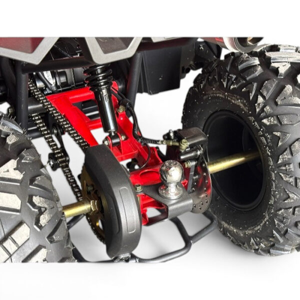 Двуместно бензиново atv bullmax zigo 150cc, червен цвят, с теглич. 7500rpm, 55km/h